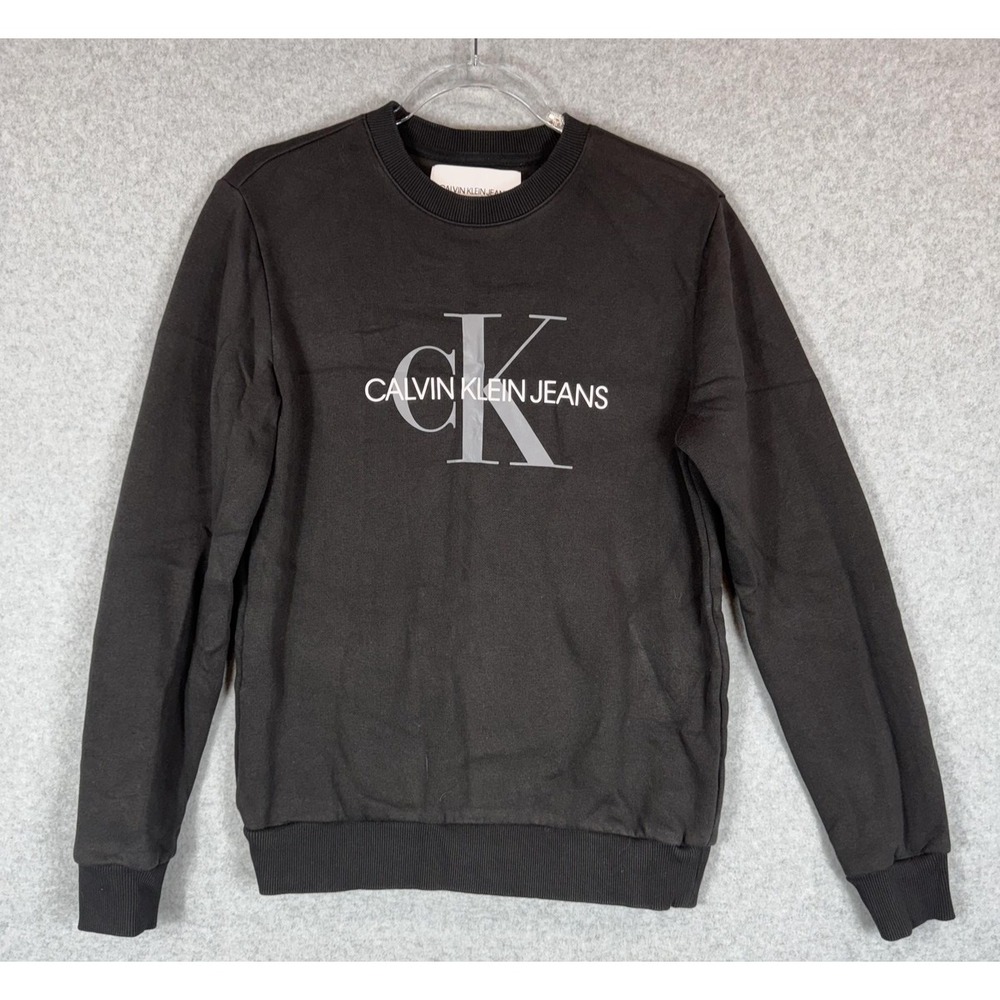 Calvin Klein Jeans Sweatshirt Mens XS Crewneck Pullover Classic Casual